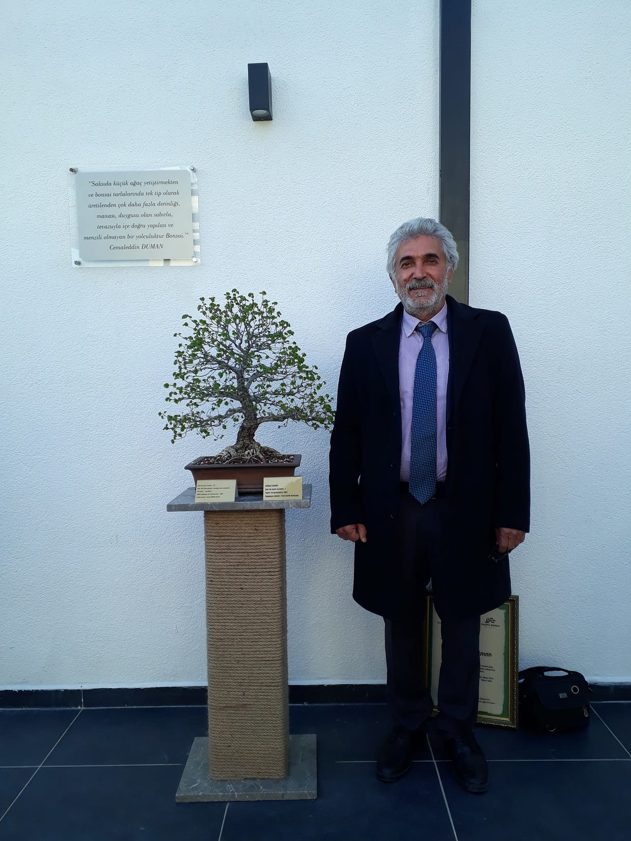 Bonsai ve seramik sanatçısı Cemalettin Duman